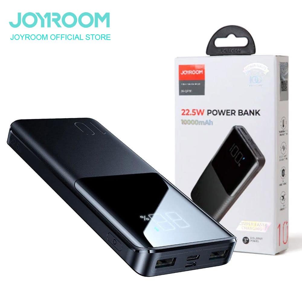 JOYROOM JR-QP191 10,000mAh 22.5W Charging Power Bank with LED Display Monitoring