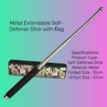 Metal Extendable Self-Defense Stick - Image 2